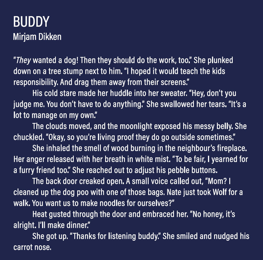 Short story Mirjam Dikken